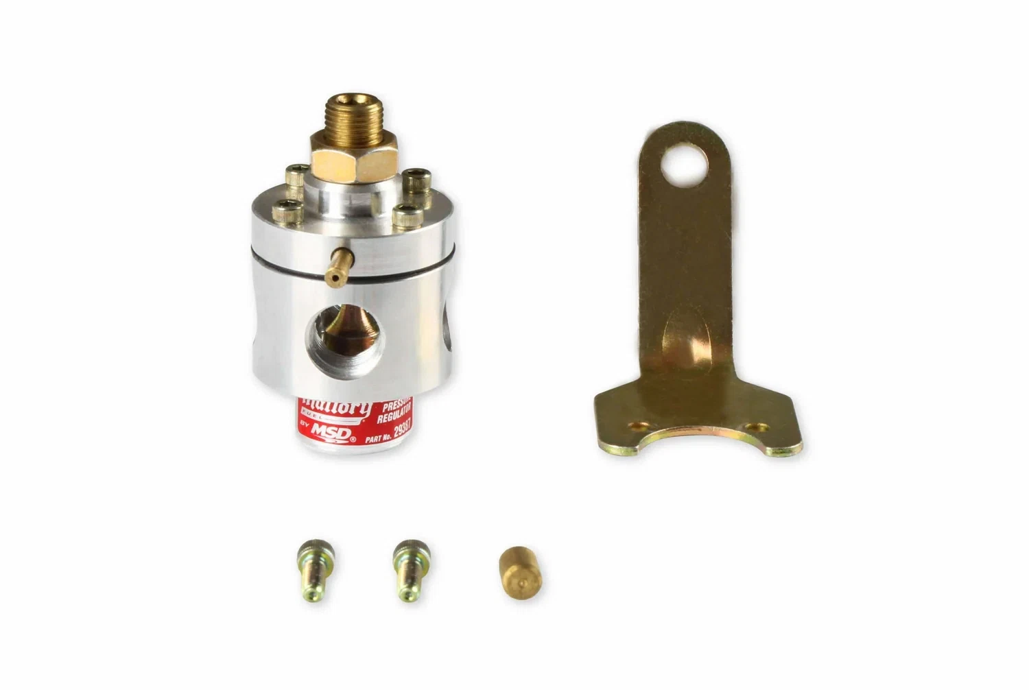 Mallory 29387 - 3 Port Bypass Regulator - Billet aluminum housing